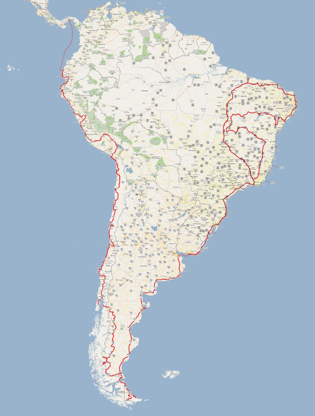 Map 3 - South America